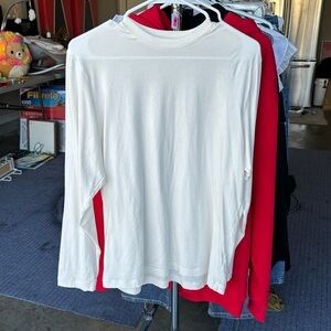 White Long Sleeve White Skims Shirt - Super Soft